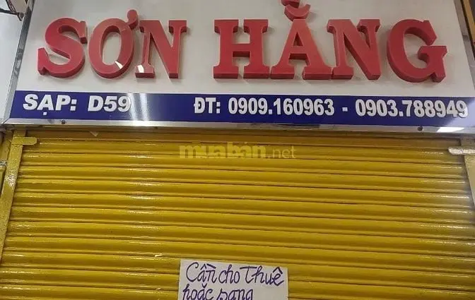 Sang Hoặc Cho Thuê Sạp Chợ An Đông 1, Quận 5, Vị Trí Đẹp