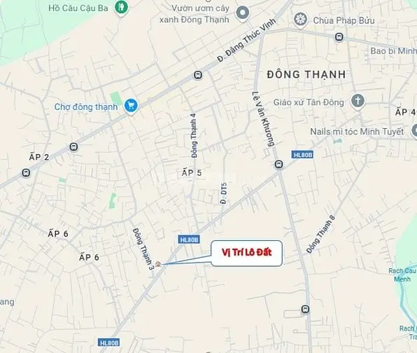 🏡 Cần Bán Lô Đất Mặt Tiền Đường Đông Thạnh 3 Huyện Hóc Môn
