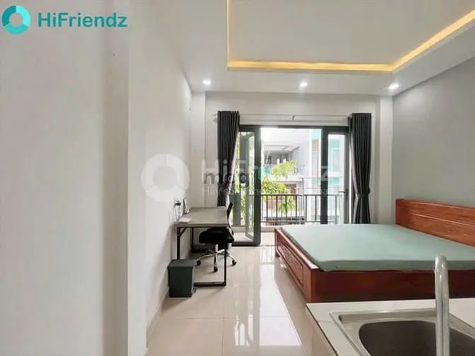 Studio Ban Công, Fnt, Gần Lotte, Tdtu, Thoáng, Mát, Q1,4,8 Trong 5P
