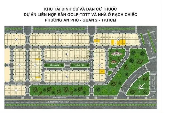 Bán Đất Khu Nam Rạch Chiếc Liền Kề Khu The Global City, An Phú Quận 2