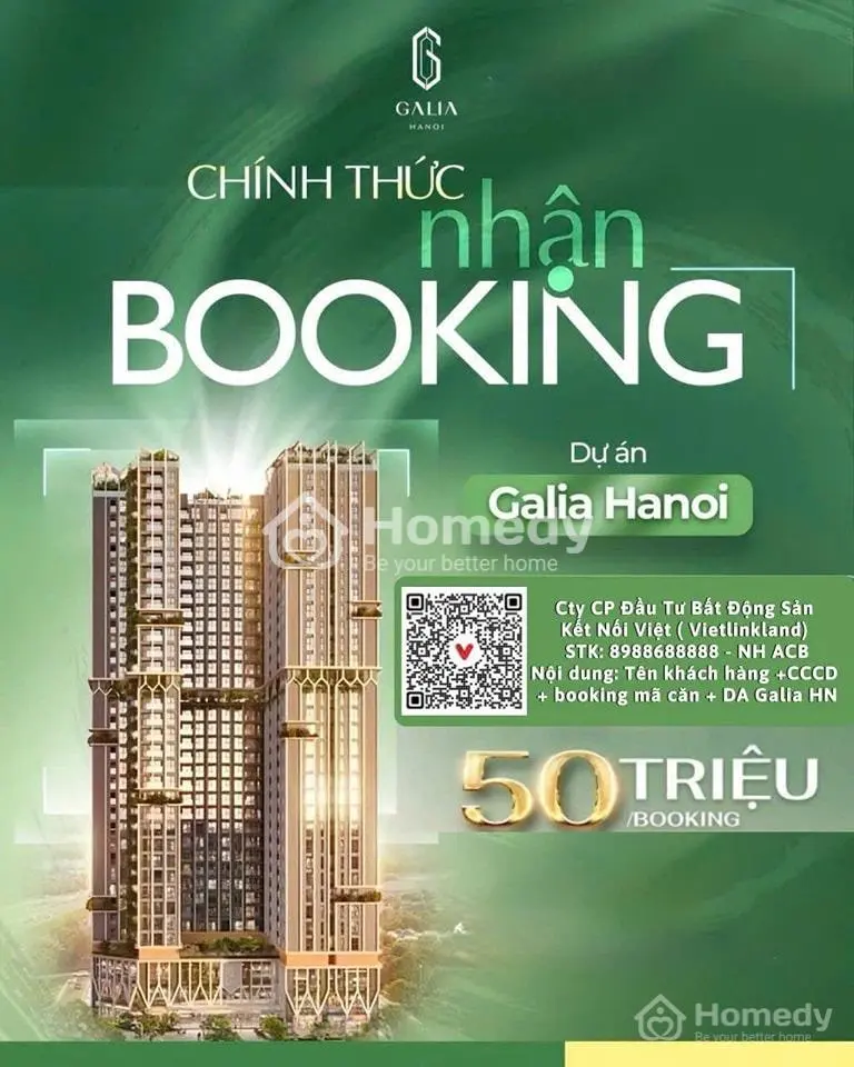 Bán Các Căn Hộ Dự Án Chung Cư Galia Hanoi, Yên Sở, Hoàng Mai Mới Tinh
