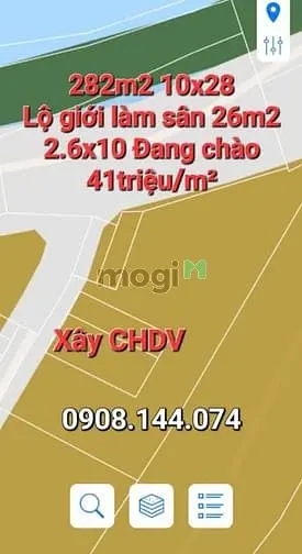 Bán Đất Thổ Cư Hẻm Xe Hơi Đường Tây Lân, 282M2 ( 10 X 28 ) Thổ Trống