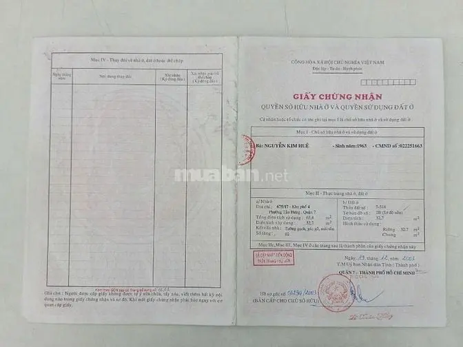 Bán Nhà Sau Căn Mặt Tiền Đường Trần Xuân Soạn, Phường Tân Hưng, Quận 7