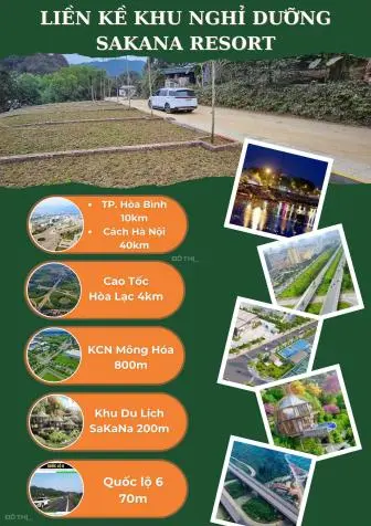 Bán Đất Đẹp Gần Kcn $ Resort 5 Sao - Tp Hòa Bình