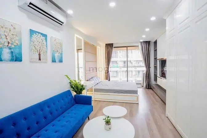 Chung Cư The Botanic, P2, Tb: 1Pn, Full Nội Thất, 45M2, 12Tr/Tháng