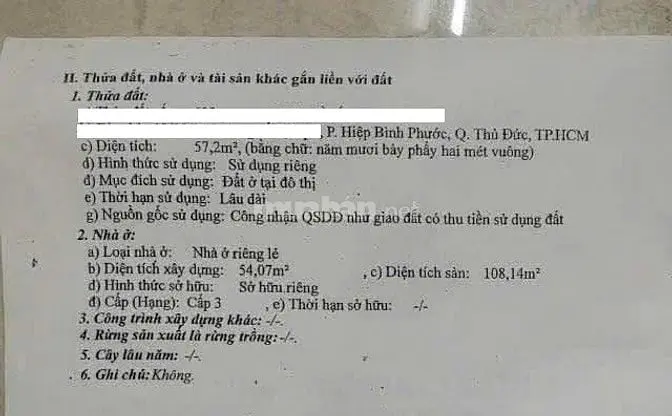 Nhà 3 Tầng – Hẻm Ôtô – Cạnh Kdc Hồng Long – Hiệp Bình Phước, Chỉ 4.7T