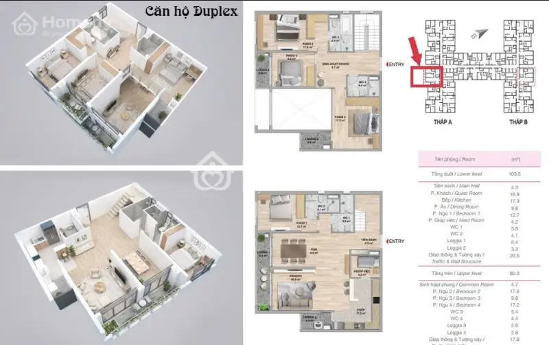 Siêu Víp - Duplex The Zei 186M2 (Bàn Giao Thô) View Sân Động Mỹ Đình - Không Gian Sáng Tạo