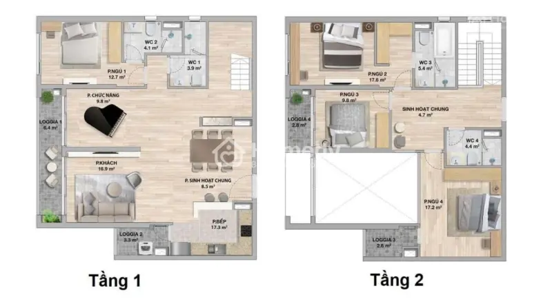 Siêu Víp - Duplex The Zei 186M2 (Bàn Giao Thô) View Sân Động Mỹ Đình - Không Gian Sáng Tạo