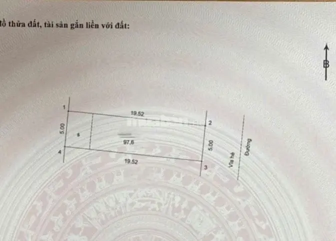 Liền Kề Kđt Mới Kim Chung - Hoài Đức: Dt 97,6M2 - Mt 5M - Vỉa Hè Rộng