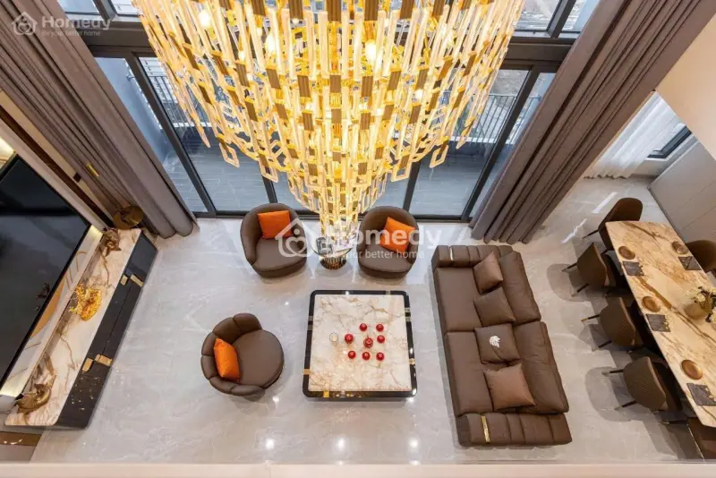 Penthouse Khai Sơn City Long Biên 270M2 Thiết Kế Duplex View Hồ ( Bàn Giao Thô) Lh 0987106***