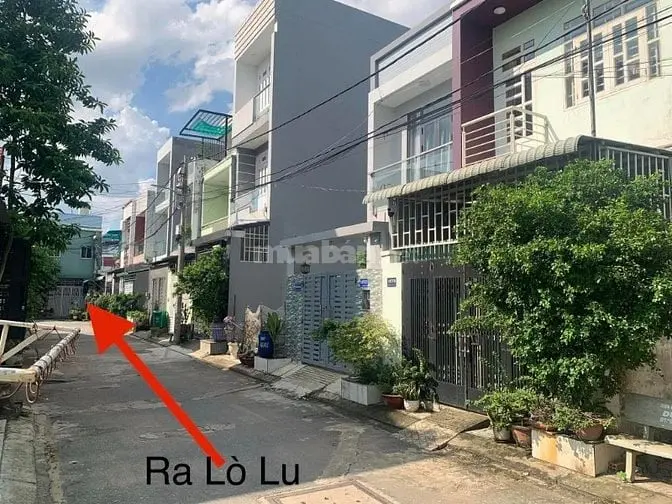 Bán Nền Đất Hẻm 110 Đường Lò Lu 3,35 Tỷ/58M2