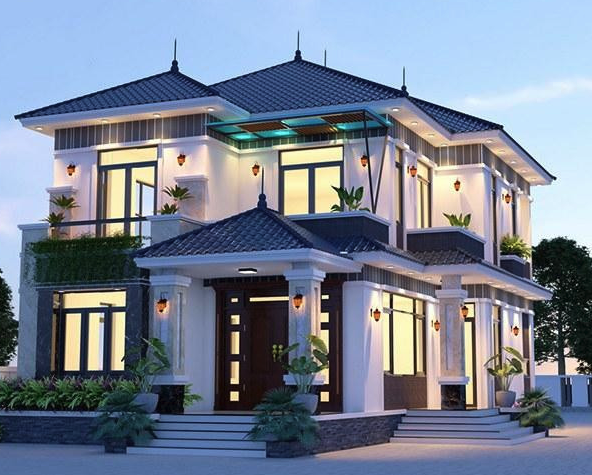 Tổng hợp Mẫu nhà mái Nhật hiện đại, siêu đẹp