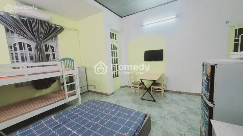 Cho Thuê Phòng Trọ Chdv Ban Công Full Nội Thất 2- 4 Người - Quang Trung - City Land