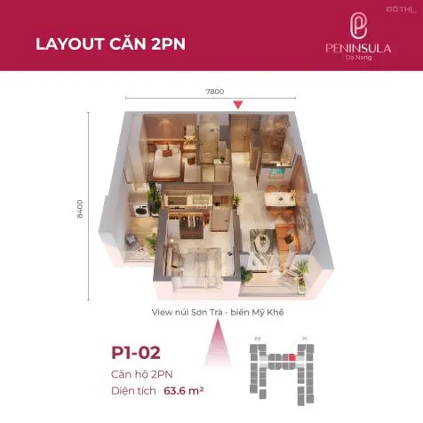 Căn Hộ Hạng Sang View Tầng Cao Cuối Cùng Trực Diện Sông Hàn - Giá Tốt, Sở Hữu Vĩnh Viễn