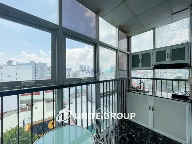 🌈 Siuu Phẩm Studio Ban Công Tách Bếp Full Nội Thất