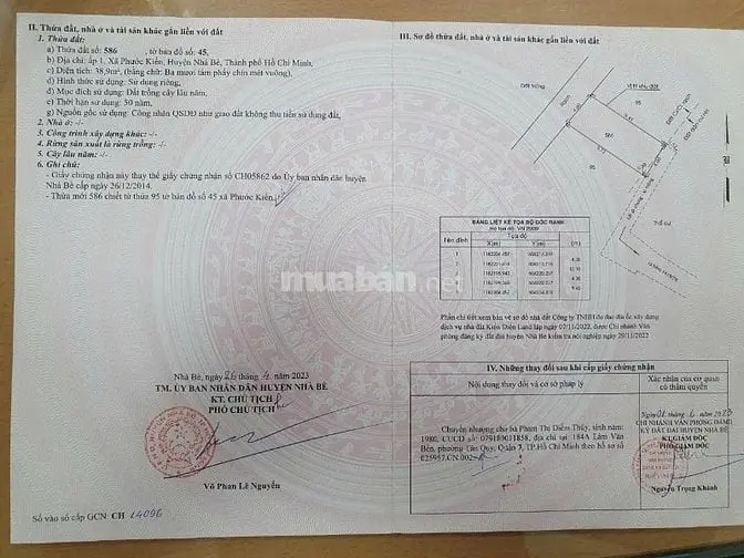 Đất Nền Nhà Phố Khu Dân Cư Đường Lê Văn Lương