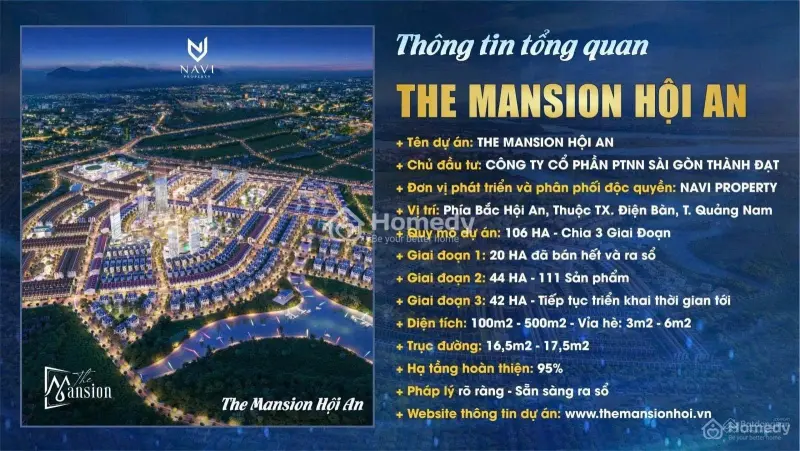 Đất Nền Nhà Phố - Biệt Thự - Điểm Du Lịch Thứ 2 Hội An - Giá Chỉ Từ 16,2 Triệu/1M2