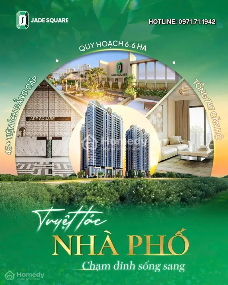 Jade Square – Căn Hộ Cao Cấp Trái Tim Phía Tây Bắc Thủ Đô