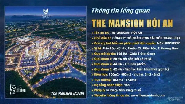 Đất Nền Nhà Phố - Biệt Thự - Điểm Du Lịch Thứ 2 Hội An - Giá Chỉ Từ 16,2 Triệu/1M2