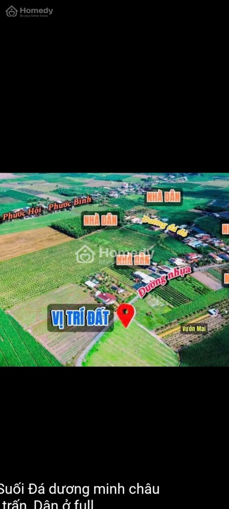 Bán Lô Đất 5X29 Full Thổ Gần Núi Bà Đen Đường Nhựa 6M Thông Xây Dựng Tự Do Shr Vuông 👉 400 Triệu