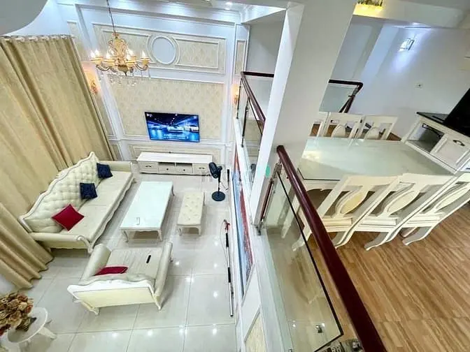 Bán Nhà Dân Xây 5 Tầng Tđc Thạch Bàn, Lô Góc Vỉa Hè Dt 50M2 Mt 6.6M