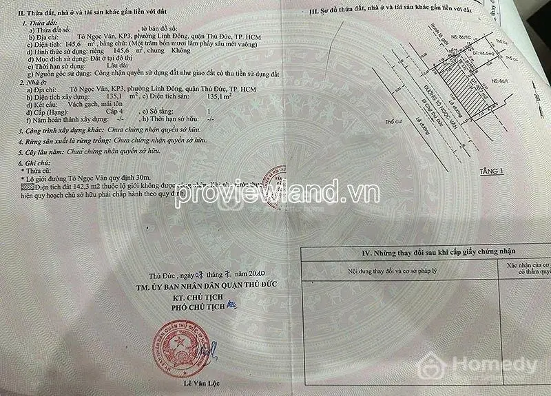 Bán Mặt Tiền 20M Tô Ngọc Vân Thủ Đức, 370M², Có Dòng Tiền, Giá 60 Tỷ