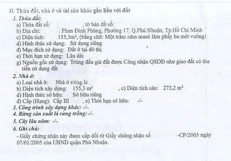 Bán Nhà Trung Tâm Phú Nhuận, 2 Mt Phan Đình Phùng, 155M², 1 Trệt 2 Lầu, 42 Tỷ