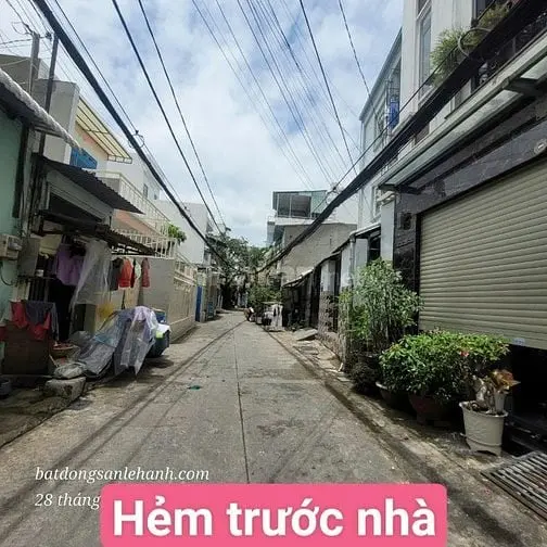 Hẻm 5M Nguyễn Hữu Tiến , Tây Thạnh 4X26, Cấp 4 Cũ . Giá : 7,6 Tỷ