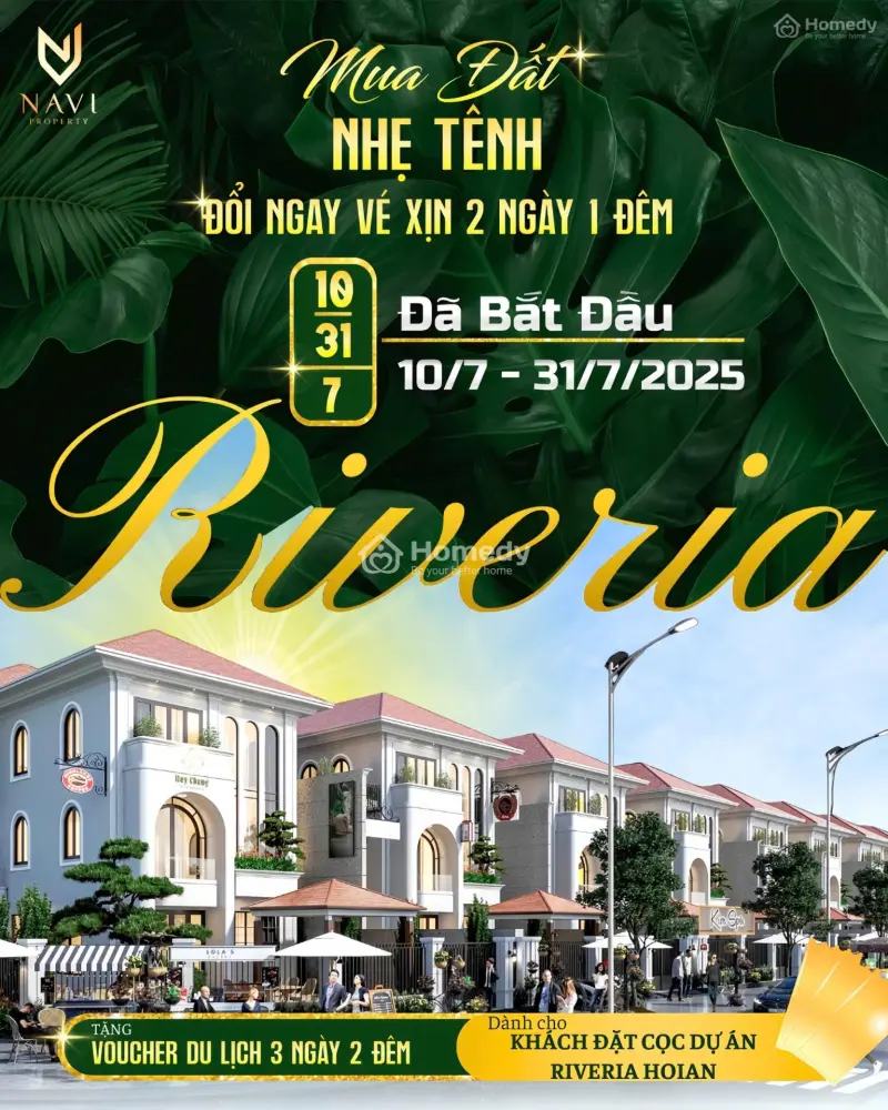 Bán Đất Nền Gần Biển, Ngay Trục Vàng Hội An Giá Chỉ Từ 16,2 Triệu/1M2