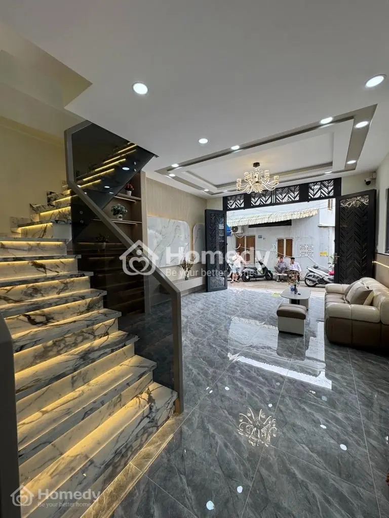 Bán Nhà Chuẩn Vuông 3 Tầng – Nội Thất Xịn – Hxh 6M Bà Hom Ngay Trung Tâm Q6 – Sổ Đẹp