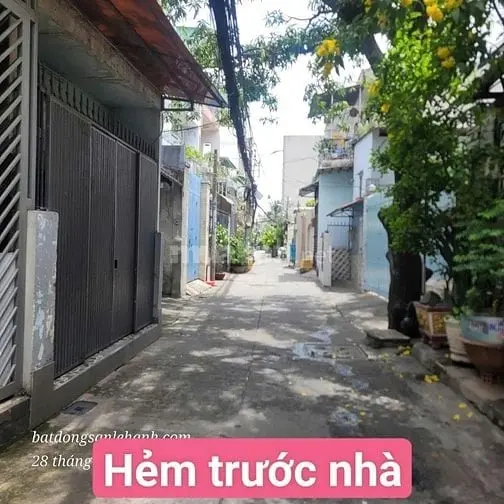 Hẻm 5M Nguyễn Hữu Tiến , Tây Thạnh 4X26, Cấp 4 Cũ . Giá : 7,6 Tỷ