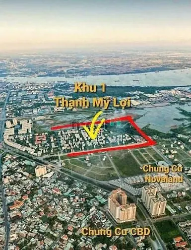 Bán Nền Biệt Thự Ngang 10M Khu 1 Thạnh Mỹ Lợi Dt 175M2- Giá 20 Tỷ