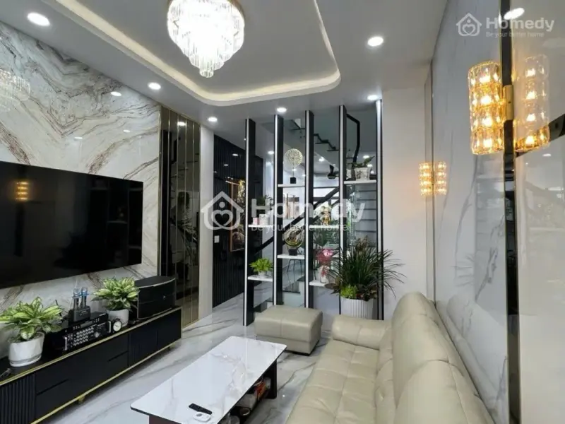 Bán Gấp Nhà 4Lau,60M,4Pn,Nơ Trang Long,Bình Thạnh,Full Nội Thất,Hơn 8T