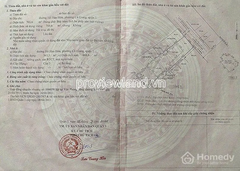 Bán Nhà Quận 1, Mặt Tiền Hồ Hảo Hớn, Gần Bến Thành, 800M2, Ngang 12M, Giá Tốt