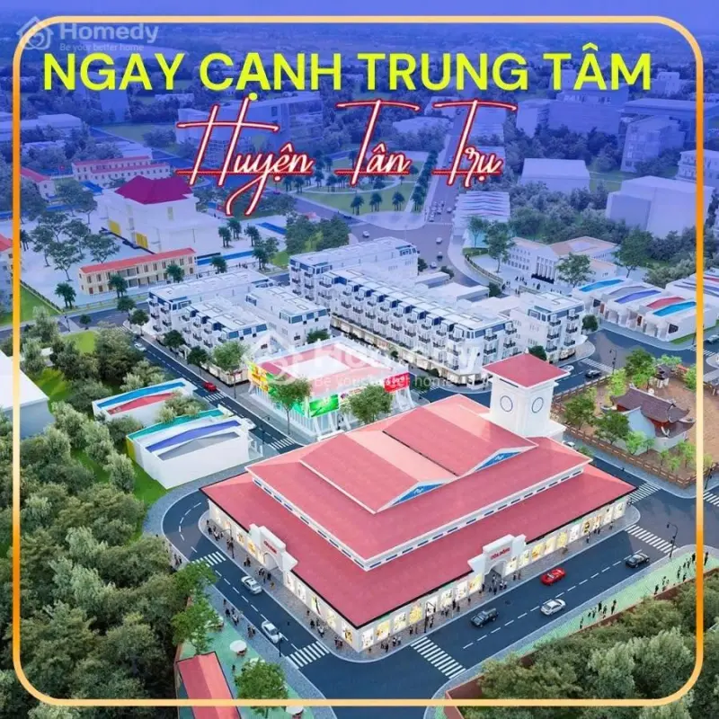 Bán Đất Tân Trụ-Long An, Sổ Hồng Riêng, Hỗ Trợ Cho Vay.