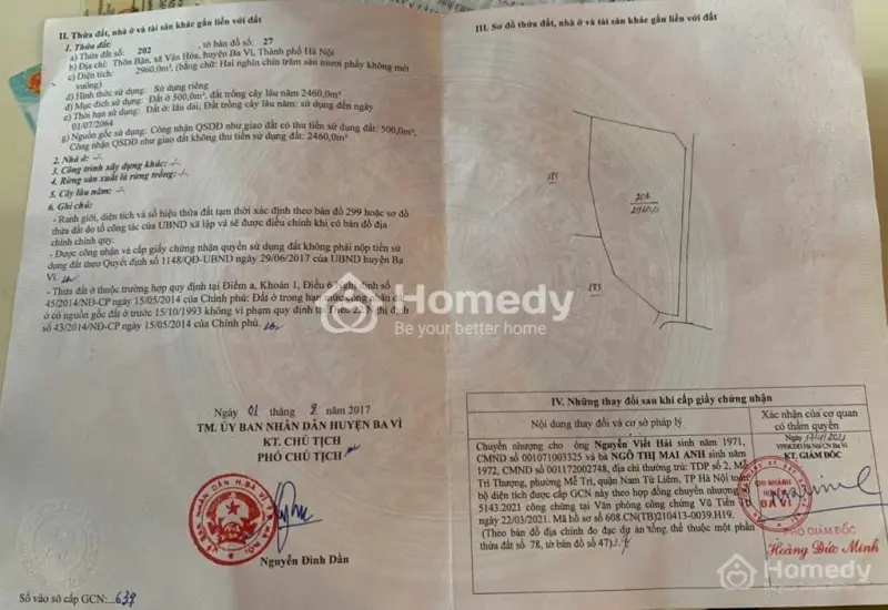 Bán Lô Đất Nghỉ Dưỡng Siêu Đẹp Diện Tích 2.660M2 Tại Vân Hoà, Ba Vì.