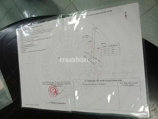 Bán Đất Thổ Mặt Tiền Cần Đước, Long An Diện Tích 1.167 M2 Giá 6 Tỷ Vnđ