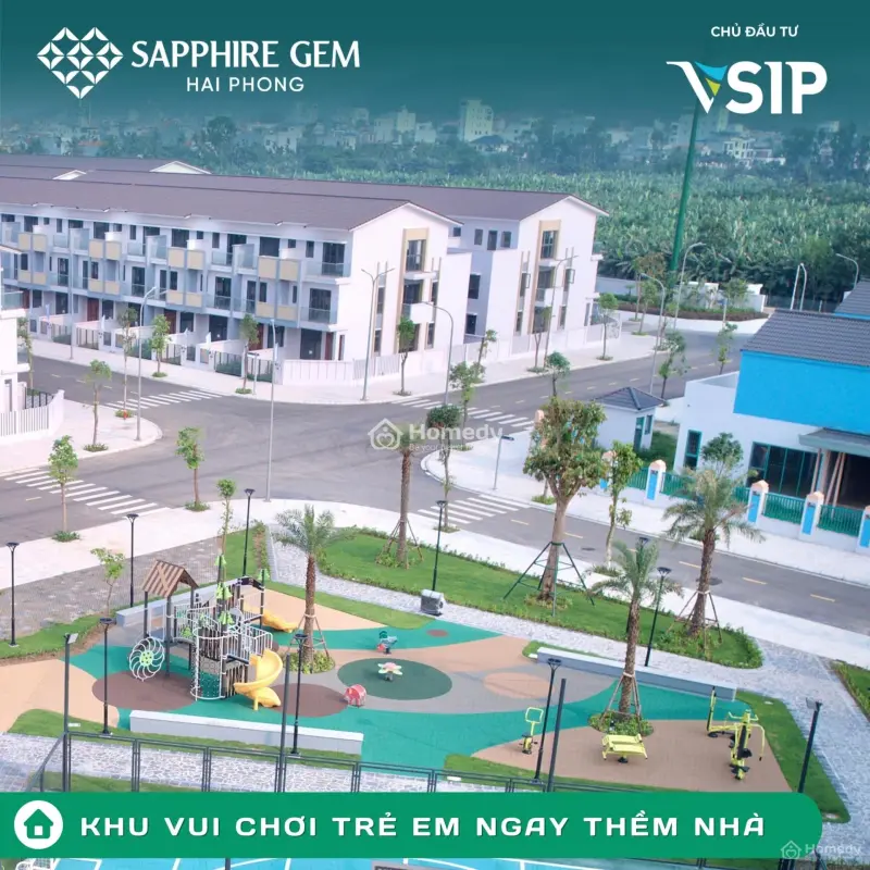 Sapphire Gem Hải Phòng - Shophouse 2 Mặt Tiền 140M - 7,5 Tỷ - 083,848,9898