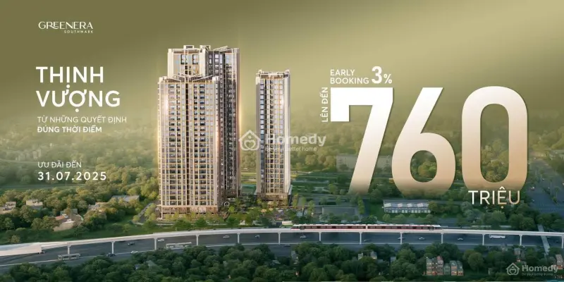Greenera Southmark – Dự Án Đáng Đầu Tư Bậc Nhất Khu Nam