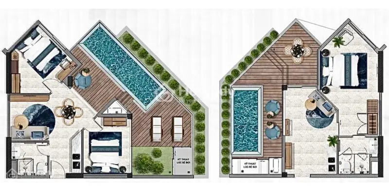 Cực Hiếm - Bán Căn Sky Villa Có Hồ Bơi Sân Vườn Riêng Trực Diện Biển - Giá Mua Từ Đầu Năm 2019