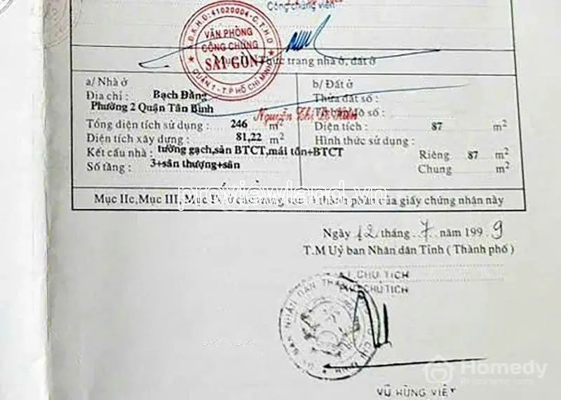 Bán Nhà Mặt Tiền Bạch Đằng, Tân Bình, 87M², Đang Cho Thuê 45 Triệu/Tháng