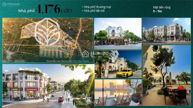 Sở Hữu Ngay Nhà Phố 3.5 Tầng Giá Chỉ 4 Tỷ 380 Tr Tại Dự Án Vinhomes Green City Tây Bắc Tp.hcm