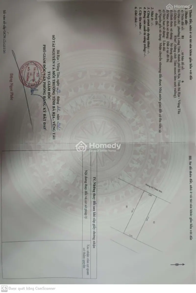 Bán Đất Nền Thổ Cư Đô Thị Cổng Sau Bệnh Viện Bà Rịa - Gía 2,3 Tỷ