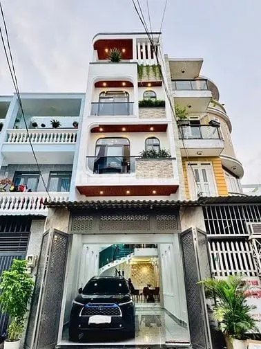 Bán Nhà Mặt Tiền Đường 8M Phan Huy Ích, Gò Vấp, 4,5X16M, 1 Lửng, 3 Lầu