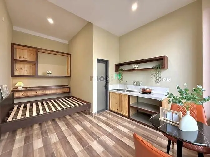 Studio Ban Công, Full Nội Thất, Mới 100%, Gần Lotte, Tdtu, Rmit, Q1,4