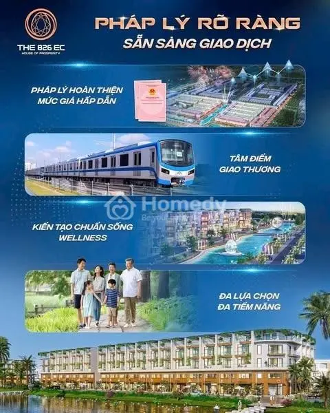 The 826 Ec - Đất Nền Đô Thị Ko Yêu Cầu Xây Dựng, Sổ Đỏ Trao Tay