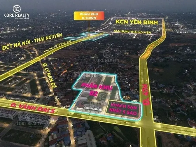 Yên Bình K - Town Mở Bán Phân Khu Đẹp Nhất.