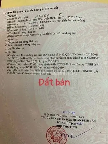 50Tr Nhận Đủ!! Bán Đất Chính Chủ 91.3M2 Giá Chỉ 4.3 Tỷ Tương Lai 2Mt