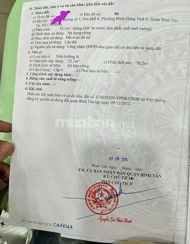 Bán Nhà Đường Số 5, Giáp Nguyễn Sơn Tân Phú