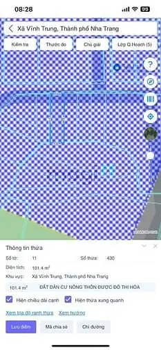 Vtr33 Bán Đất Đường Oto Thôn Võ Dõng Vĩnh Trung (Cũ) - Tây Nha Trang